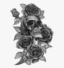 Tattoo Women S Skull And Roses Tattoo Hd Png Download Is Free Transparent Png Image To Expl Tattoo Sleeve Designs Best Sleeve Tattoos Small Pretty Tattoos