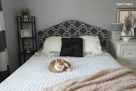 Headboard slipcover natural linen, custom made linen headboard cover upholstery, foot board cover, available in twin, full, queen, king, etc. Remodelaholic Easy No Sew Headboard Slipcover Tutorial