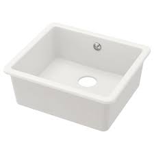 Havsen Evier Integre 1 Bac Blanc 53x47 Cm Ikea Evier Evier Exterieur Ikea