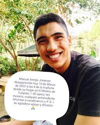 Se Busca ¡ Manuel Armijo Jiménez, aprox. 1.80 mt tez morena, desaparecido  hoy 10 de Marzo de 2022 desde su hogar a las 4 de la mañana en El Molino de  #Culiprán ,