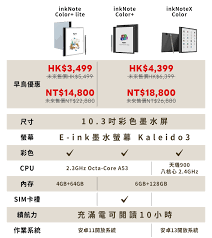 Bigme 10.3吋彩色墨水屏電子閱讀器(inkNote Color+國際版) (4月2 ...