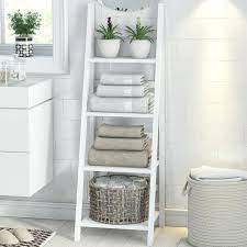 Aralia 44 X 134cm Bathroom Shelf Bathroom Storage Ladder Bathroom Towel Ladder S 1 Easy Bathroom Organization Diy Bathroom Storage Bathroom Organization Diy