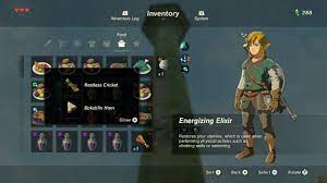 Stamina Restoration Legend Of Zelda Breath Legend Of Zelda Breath Of The Wild