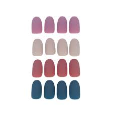 80 stylish acrylic nail design ideas perfect for any occasion. Misud Matte Fake Nails 96pcs Oval Almond Press On Full Cover Acrylic Carmine Sapphire Light Beige Lilac Design False Nails Tips Faded Enthusiasm Buy Online In Maldives At Maldives Desertcart Com Productid 151037072