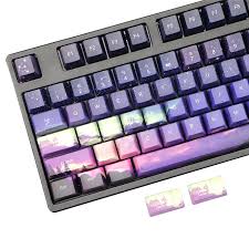 Mechzone 110 Keys Dawn Light Keycap Set Oem Profile Pbt Sublimation Keycaps For Mechanical Keyboards Keyboard Keyboards Mechanic