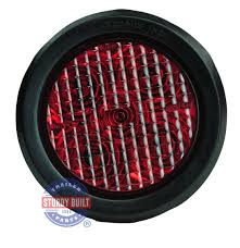 Led Round Trailer Light Kit Red 4 Inch Sealed And Submersibl