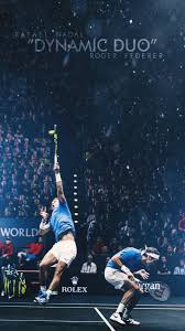 We hope you enjoy these awesome rafael nadal phone background images Danny On Twitter Legends Rogerfederer Rafaelnadal Edits Mobile Wallpapers Lockscreens Header Lavercup