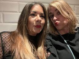 DeBurgh leavers 1985 Laura Deane-Armstrong aka Huggy Bear and moi Jo  Westland (Reader) Mrs Hutcheson called us bitches and she was right,  although we are really nice now.