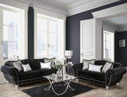 Once you're ready to start your new upholstery. Negrini Black Upholstered Sofa Furniture Plus