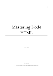 Bahasa html biasanya diintruksikan dengan kode yang diberi nama tags, berawalan (<) dan diakhiri dengan (>), misalnya paragraf. Https Dinus Ac Id Repository Docs Ajar Mastering Kode Html Full Pdf