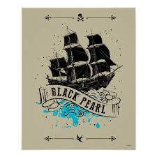 Pirates Of The Caribbean The Curse Of The Black Pearl Cast Full Movie Download Create Your Own Poster Zazzle Com Pirates Of The Caribbean Black Pearl Pirates