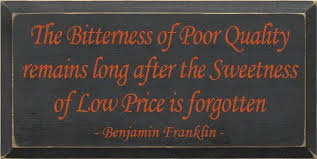 Custom The Bitterness Of Poor Quality 9x18 Wood Painted Sign Sign Quotes Wooden Signs With Quotes Inspirational Signs