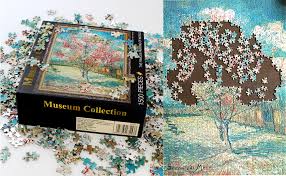 The frame, the paper quality and the special giclée inks have all been selected with great attention to detail making them almost indistinguishable from the original. Puzzles Peach Blossom Jigsaw Puzzles For Adults 1000 Pieces Puzzles Vincent Van Gogh Art Contemporary Puzzles