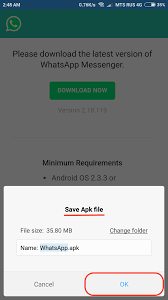 Now accept the entry, and you will find another pop up asking to send details to the given whatsapp number press y. Download Whatsapp For Samsung Galaxy Grand Prime Pro For Free