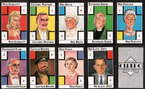 After dinner, ask your party to take it in turns to stand back to back with each other. Cluedo Captain Brown Mrs White Hen Party Agatha Christie