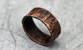 Pin By Steffani Knowles On Wedding Simple Ring Band Copper Rings Rings For Men
