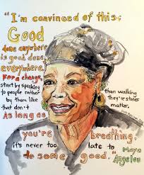 Maya Angelou by Te'Miracle Murray