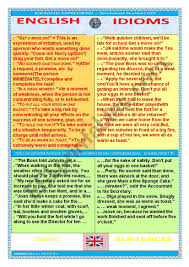 WS 039 Idiomatic Expressions Get a move on with PPT - ESL worksheet by  ldthemagicman