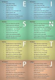 myers briggs personality type chart cypress college