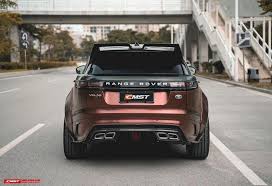 The range of engines and options on the first generation were limited but the larger engined models give a good basis for tuning. Cmst Widebody Kit On The Range Rover Velar From Singapore