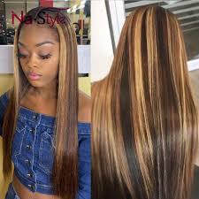 No matter which option you pick, we love this color combo because it brings dimension and brightness, which brings new life into a dark color. Highlight 1b 30 Honey Blonde Lace Front Wigs For Black Women Colored Human Hair Wigs Pre Plucked 13x6 Lace Frontal 150 Density Human Hair Lace Wigs Aliexpress