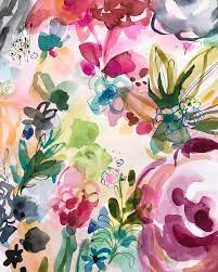 Watercolor floral facebook cover photos. August Wren Watercolor Floral Facebook