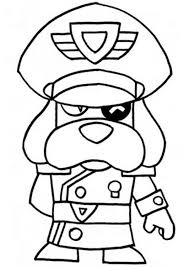 Colonel ruffs ' super attack. Coloring Page Brawl Stars The Starr Force Colonel Ruffs 1