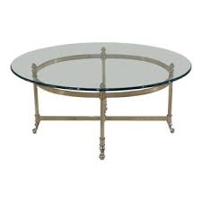 Petite Labarge Brass Glass Coffee Table Chairish Traditional Coffee Table Coffee Table Table