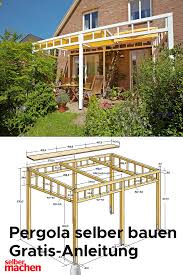 Gratis Anleitung Pergola Fur Garten Und Terrasse Selber Bauen In 2020 Pergola Selber Bauen Pergola Vorgarten Gestalten