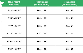 Road Bike Size Guide Follow Our Sizing Chart Boost Your