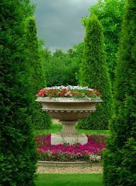 Jane Brocket Small Backyard Landscaping Bird Bath Planter Backyard Landscaping