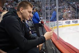 For much of the opening half, jokic's most aggressive move was from a socially distanced seat in the front row of section 201 inside the sports house of the mouse. Denver Nuggets Nikola Jokic Is Cheering On The Colorado Facebook
