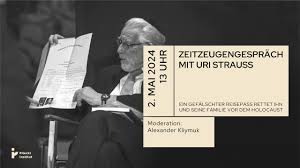 Zeitzeugengespräch mit Uri Strauss: Ein gefälschter Reisepass rettet ihn  und seine Familie