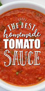 Homemade Tomato Sauce Fresh Tomato Recipes Fresh Tomato Sauce Homemade Homemade Tomato Sauce Easy