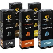 Best place is to order online. Magazzini Del Caffe Nespresso Capsules Combination Pack