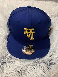 Upside Down La New Era Snapback Blue Hat Etsy In 2021 Snapback New Era Snapback Fitted Hats