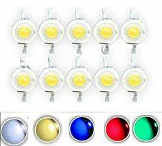 10pcs real full watt cree 1w 3w high power led lamp bulb diode smd 110 120lm led power led lamp bulb light accessories