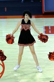 Cheer hairstyles are so fun to do for young girls. Paris Jackson Debuts Edgy Short Hairstyle As She Shows Off Her Cheerleader Moves Pics Huffpost Uk