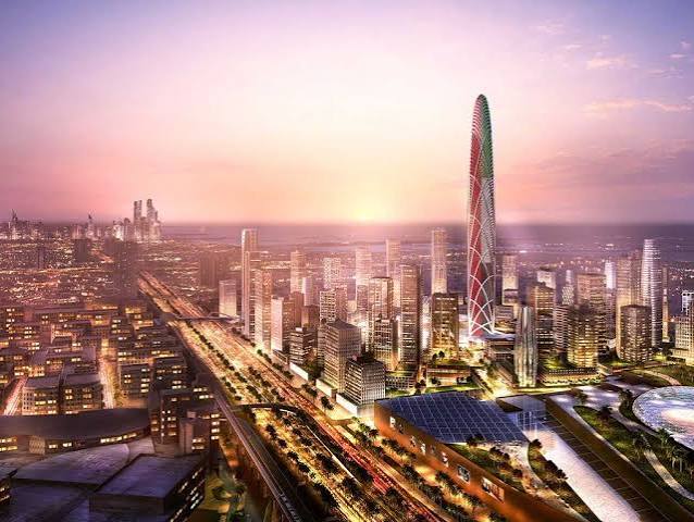 Dubai Marina waterfront and skyline