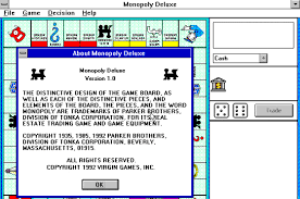 This is the classic board game of monopoly that you know and love with an online twist. Monopoly Deluxe Virgin Games Free Download Borrow And Streaming Internet Archive