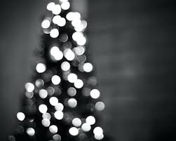 Black White Christmas Tree Lights Aesthetic Christmas Photography Black White Christmas Christmas Tree Photography