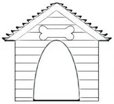 Dog and dog house coloring page house colouring. Dog House Coloring Page Clip Art Free Library House Colouring Pages Dog Clip Art Library Dogs