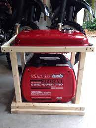 Small Generator With Auxiliary Fuel Tank This Will Allow For Continuous Operation For Up To 30 Hrs No More Refilling In Small Generators Fish Camp Gas Tanks