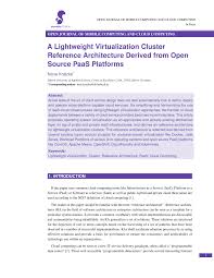 Kunci jawaban oracle section 2. Pdf A Lightweight Virtualization Cluster Reference Architecture Derived From Open Source Paas Platforms