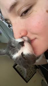 Now I am 100% convinced Miss Darla is a cat. She's been around cats since  I've brought her home and this is one of her many cat like tendencies ❤️😂