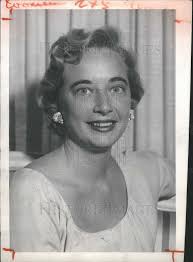 1956 Press Photo Bucky Harris wife MLB player manager