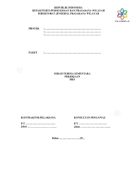 Contoh Berita Acara Serah Terima Pekerjaan Kontraktor