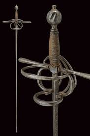 A Rapier Dating Circa 1600 Provenance France Straight Blade Ribbed At The Centre With Short Tang Iron Hil Swords Medieval Small Sword Swords And Daggers