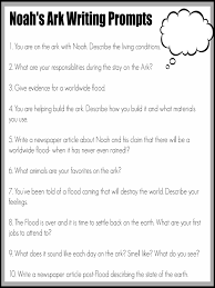 Free Printable Noah S Ark Writing Prompts Writing Prompts Homeschool Writing Bible Homeschool