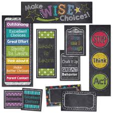 chalk it up behavior clip chart mini bulletin board